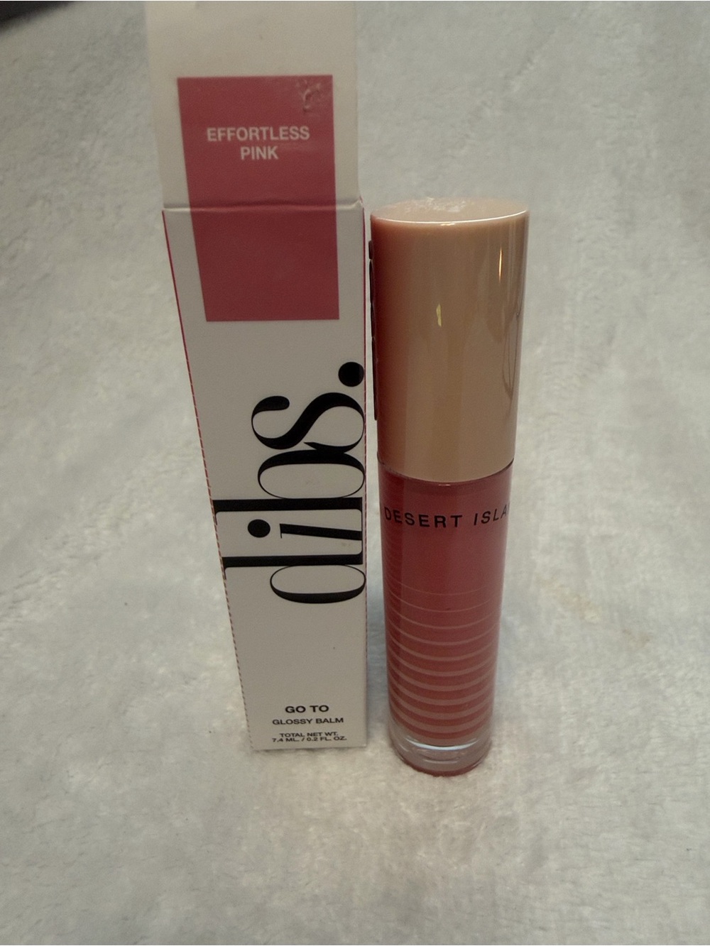 Dibs-Effortless Pink Glossy Balm